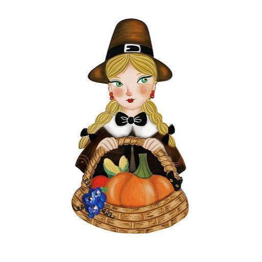 Pilgrim Thanksgiving Brooch by Laliblue - Quirks!