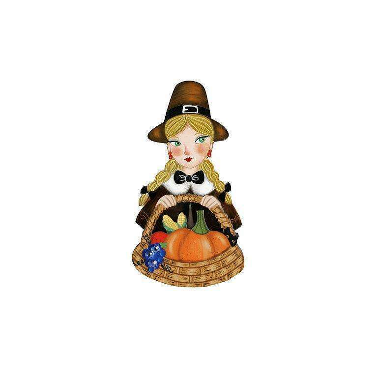 Pilgrim Thanksgiving Brooch by Laliblue - Quirks!