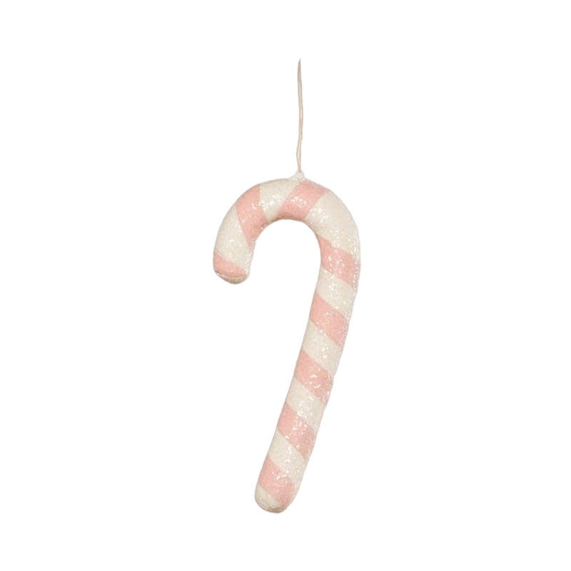 Pink Candy Cane Ornament by Bethany Lowe