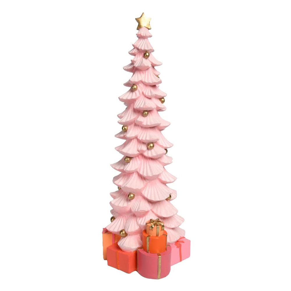Pink Tree w/Gifts Tabletop Decor by December Diamonds