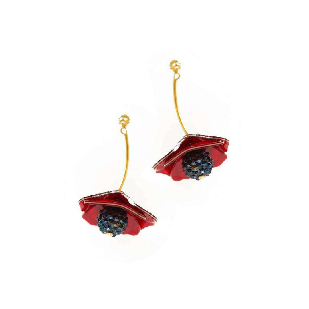 Poppies Earrings by LaliBlue - Quirks!