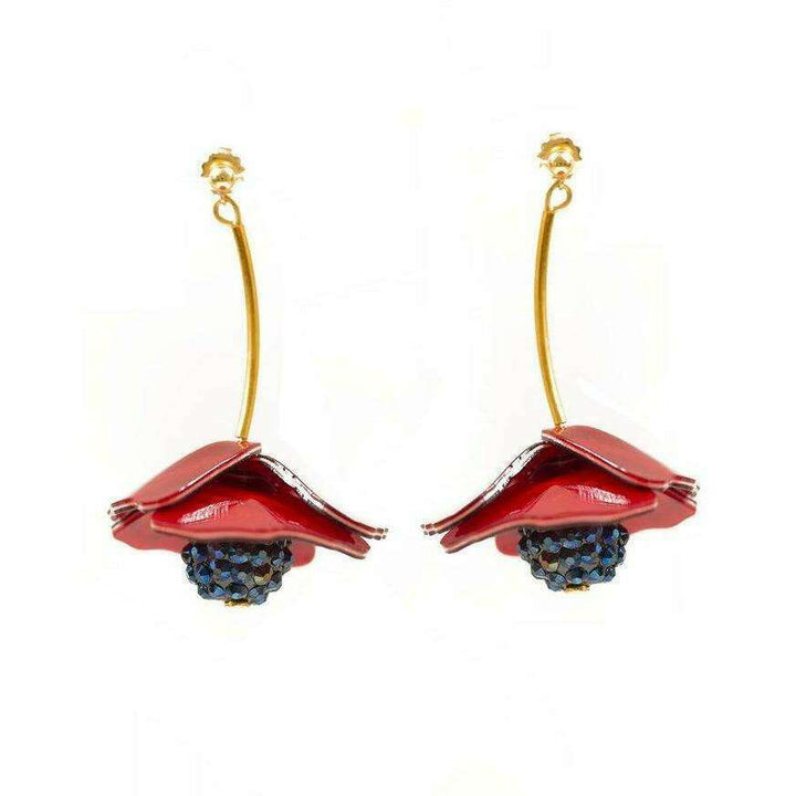 Poppies Earrings by LaliBlue - Quirks!
