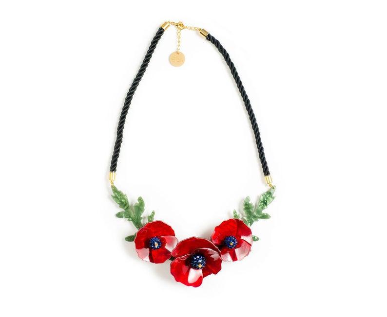 Poppies Necklace by LaliBlue - Quirks!