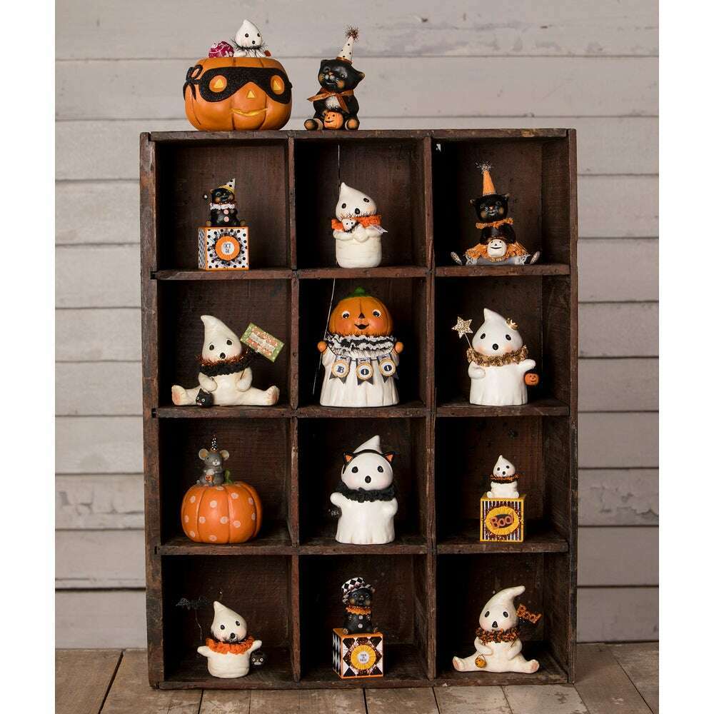 Pumpkin Head Ghostie BOO by Bethany Lowe image 2
