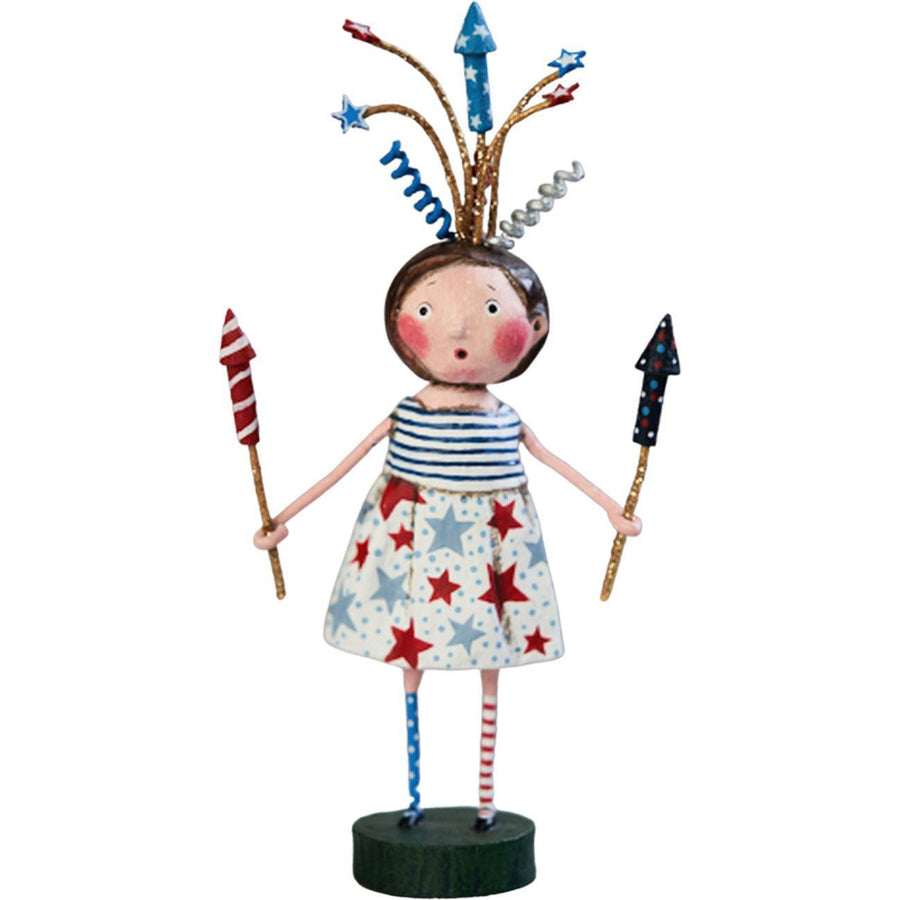 Putting on a Show Patriotic Figurine by Lori Mitchell - Quirks!
