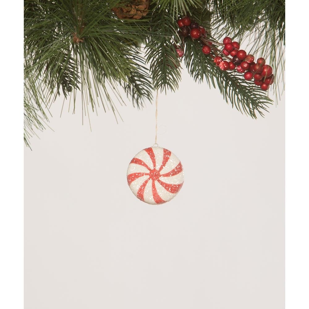 Red Peppermint Ornament by Bethany Lowe