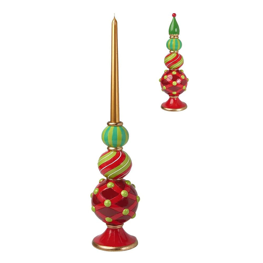 Retro Ornament Stack Candle Holder by December Diamonds