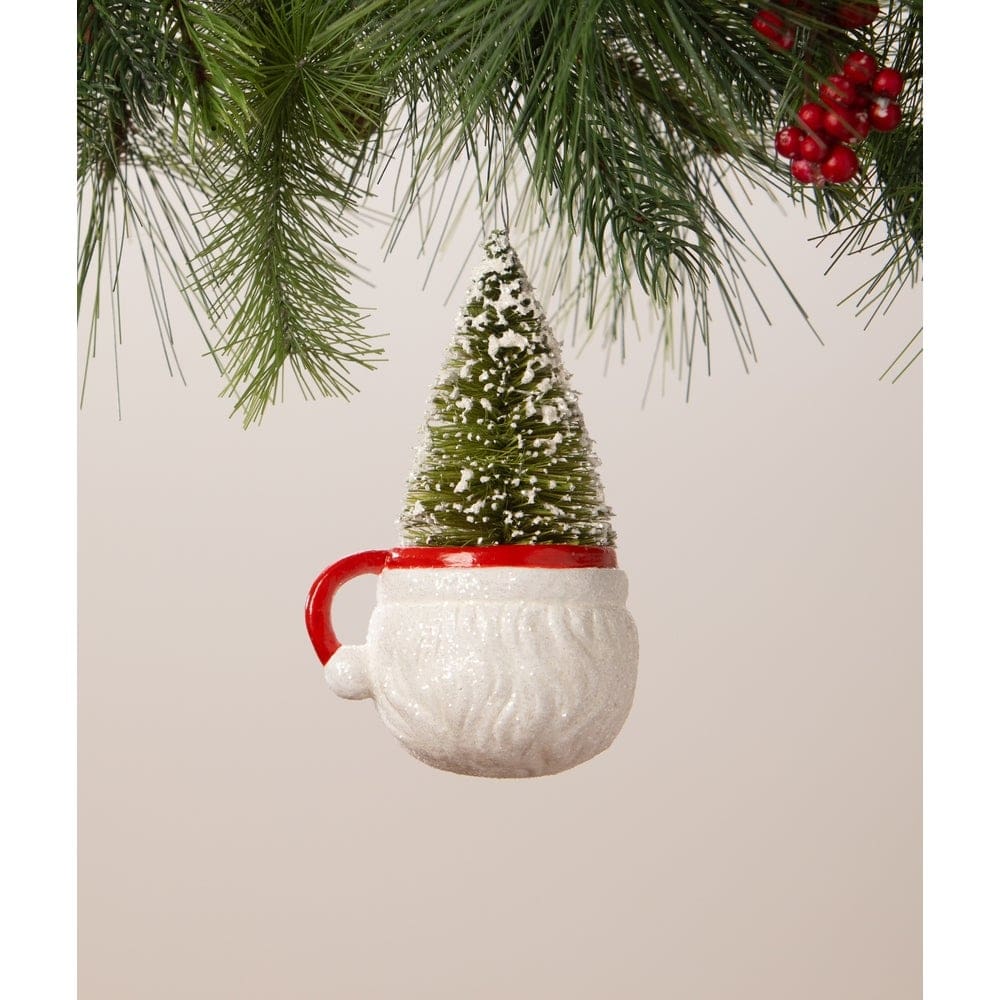 Retro Santa Mug Ornament by Bethany Lowe