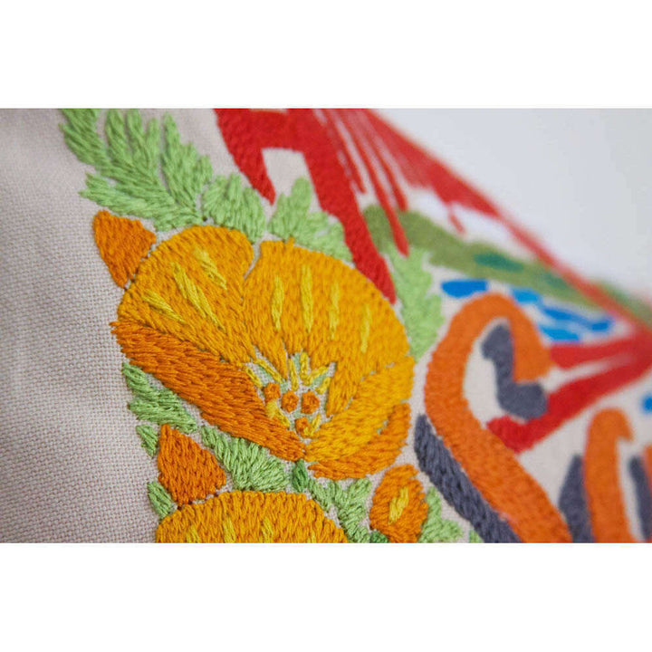 San Francisco City Hand-Embroidered Pillow by CatStudio