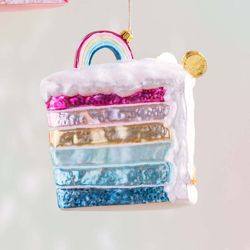 Slice of Sweet Cake Ornament by GlitterVille