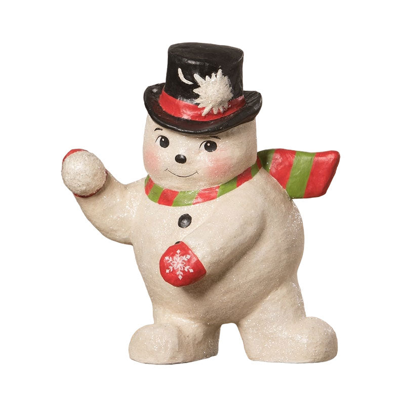 Snowball Fight Snowman by Bethany Lowe