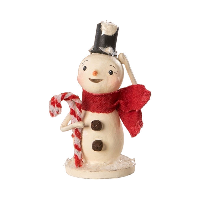 Snowman with Candy Canes by Bethany Lowe