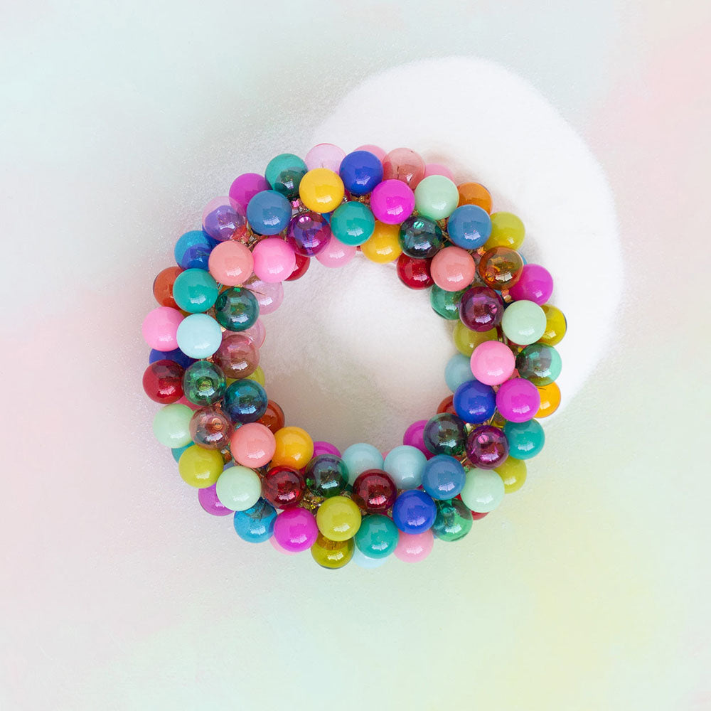 Sugar Plum Ball Wreath, 12" by GlitterVille