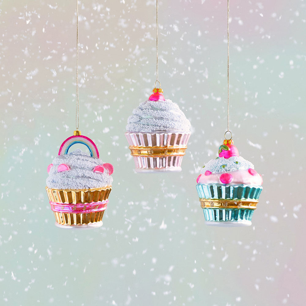 Sweet Cupcake Ornament by GlitterVille