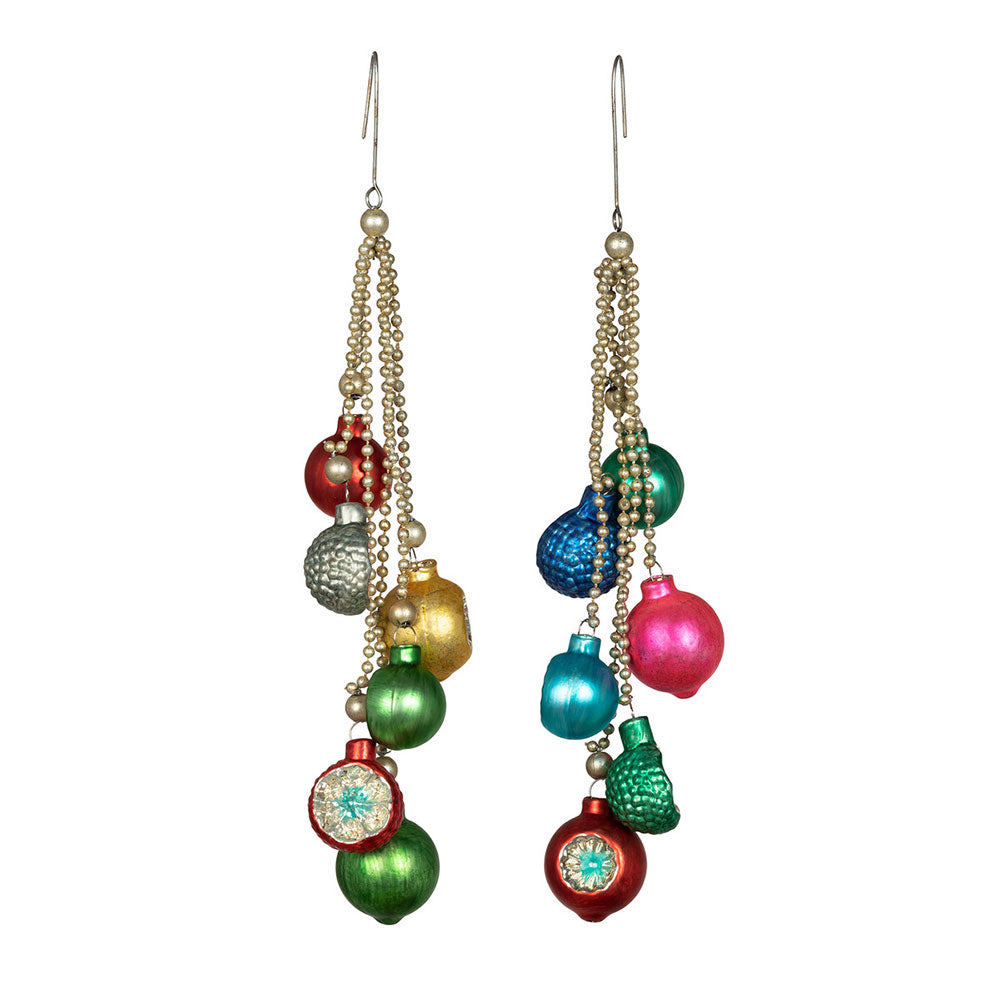 Tinsel and Reflector Ball Bundle Ornament by Park Hill