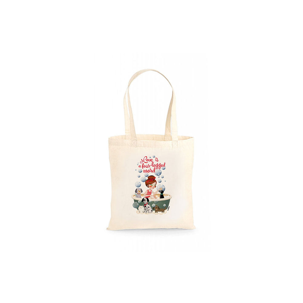 Tote Bag Dog Lover by Laliblue
