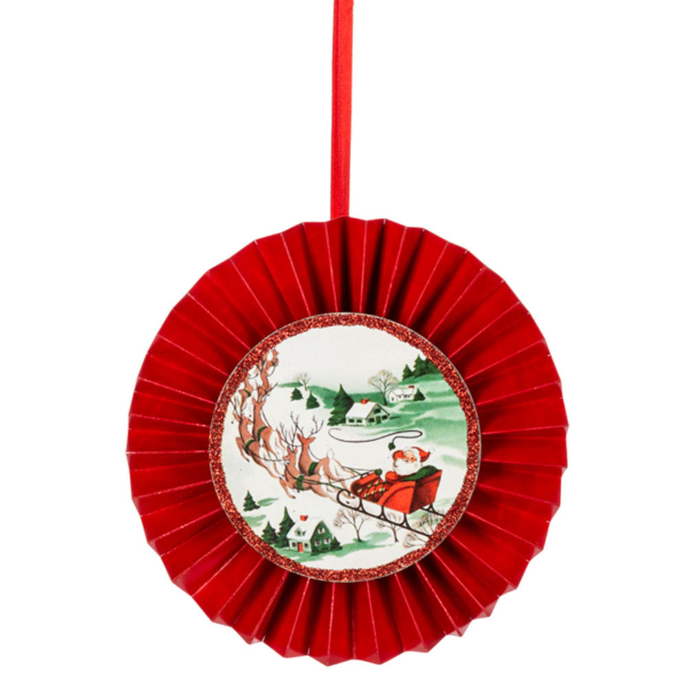 Vintage Holiday Disk Ornaments (6 pc. ppk.) by Ganz image 1
