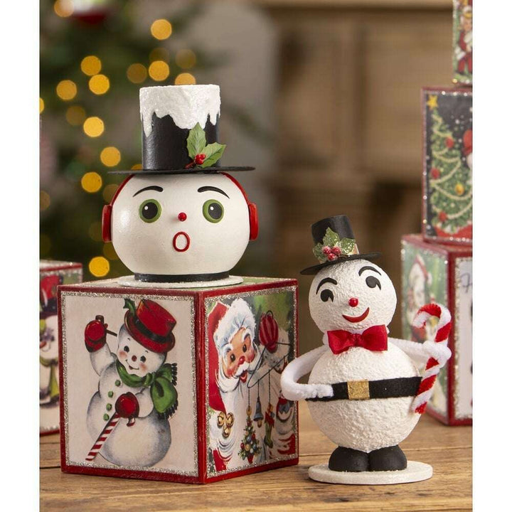 Vintage Jolly Snowman by Bethany Lowe