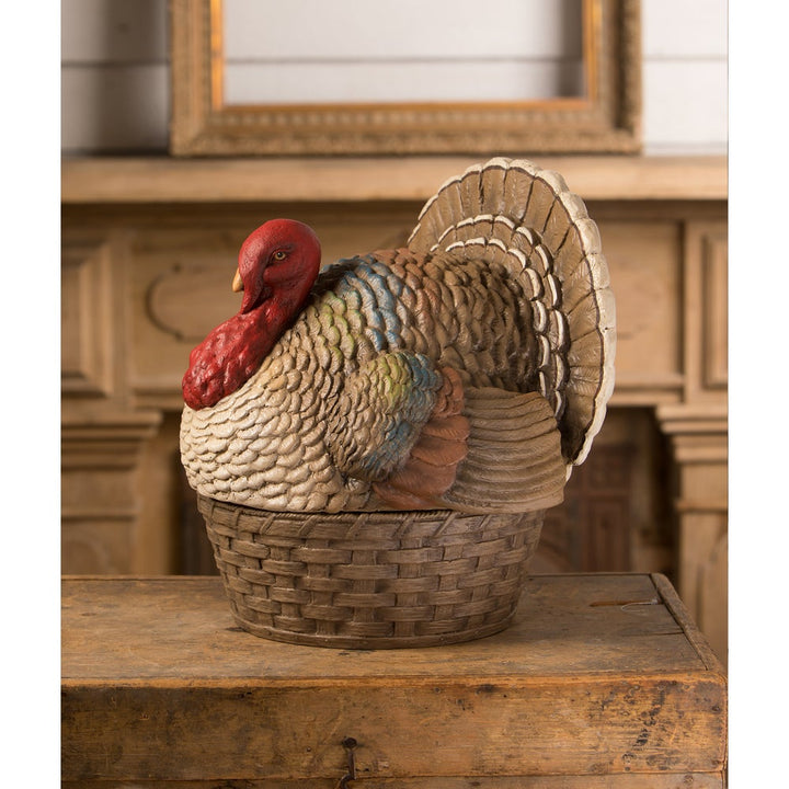 Vintage Turkey Basket Container by Bethany Lowe image 3