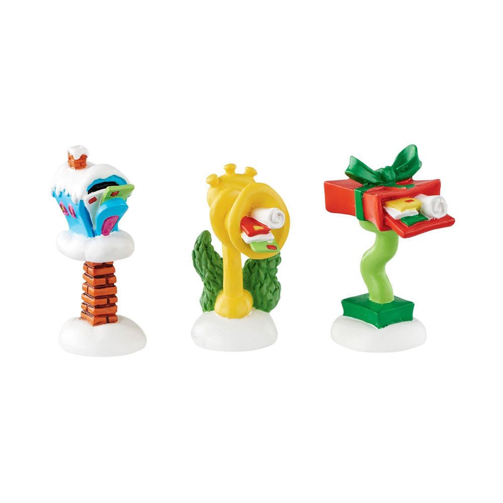 Who-ville Wacky Mailboxes Set of 3 by Enesco