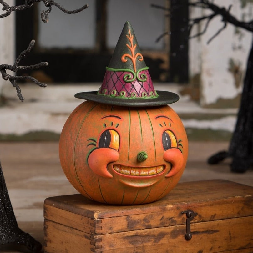 Witchy Orange-O-Weena Container johanna parker halloween Bethany Lowe